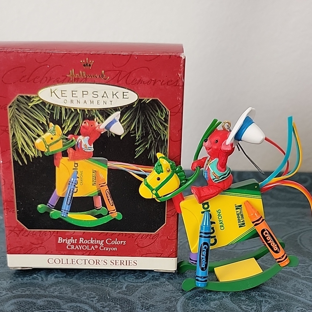 Crayola Bright Rocking Colors Keepsake 1997 Ornament